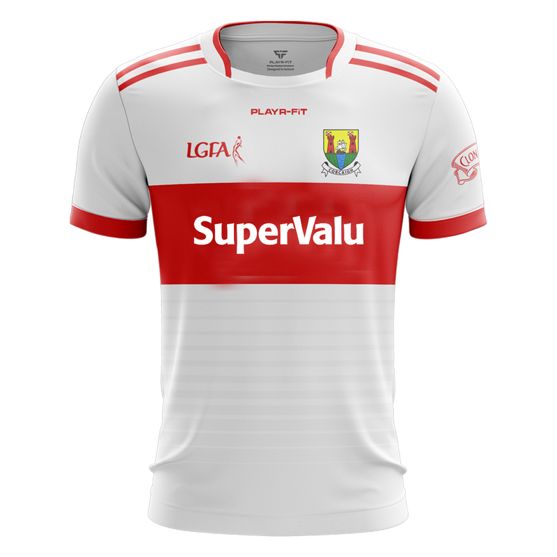Load image into Gallery viewer, Cork LGFA Jersey Away White - Adults