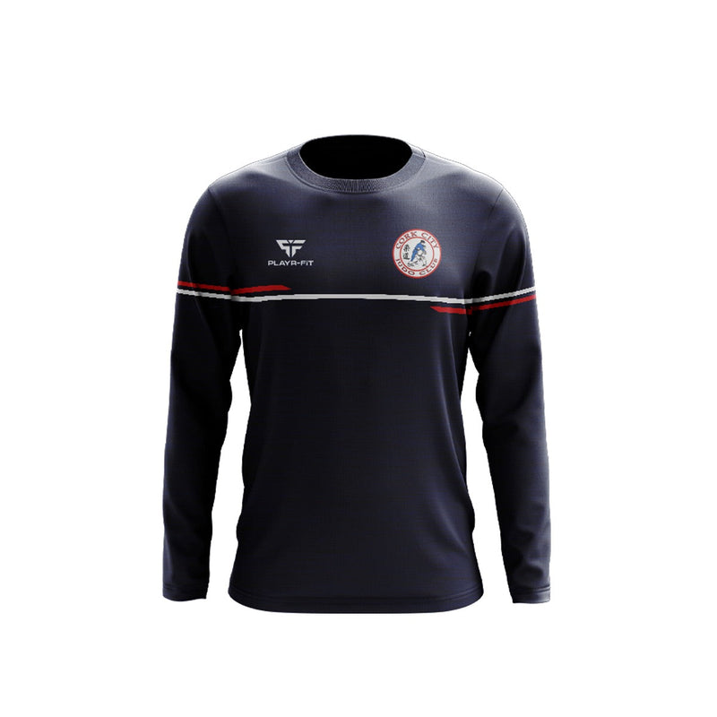 Load image into Gallery viewer, Cork City Judo Club Crew Neck Courage Navy - Adults