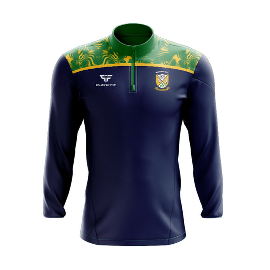 Westerns GFC Midlayer (1/4 Zip) Spirit (Navy/Green/Yellow) - Adults