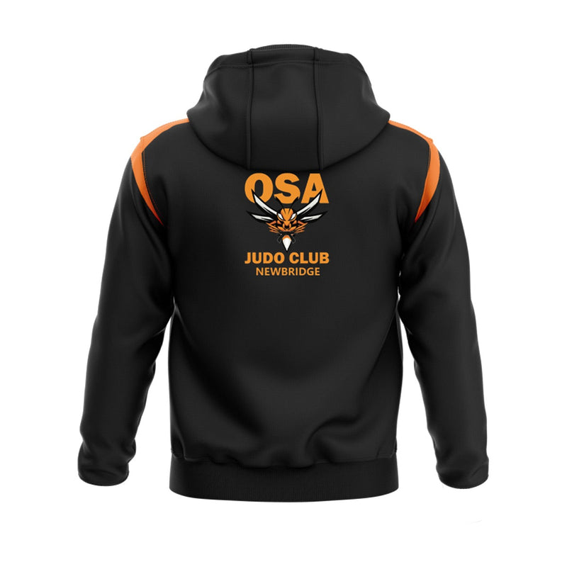 Load image into Gallery viewer, Osa Judo Club Newbridge Hoodie Adroit (Black/Orange/White) - Adults