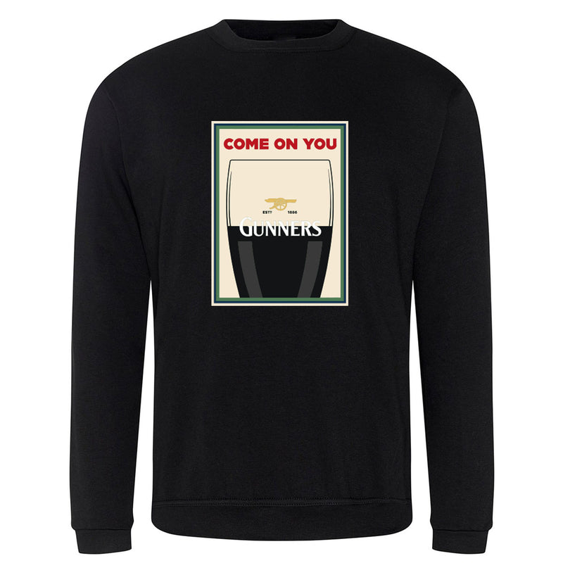 Load image into Gallery viewer, POD Arsenal Sweatshirt Come On You Gunners - Adults