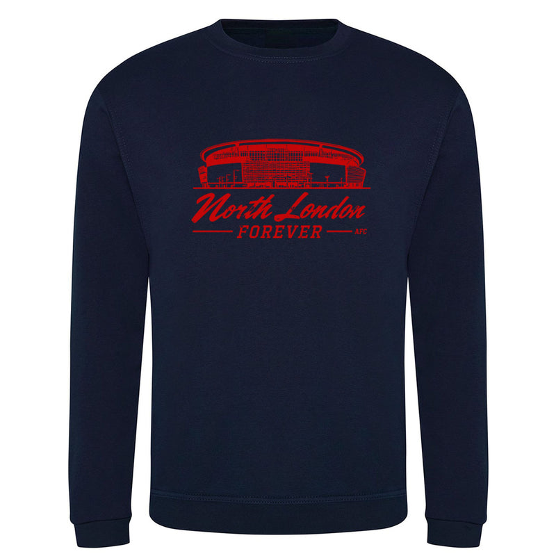 Load image into Gallery viewer, POD Arsenal Sweatshirt North London Forever - Adults