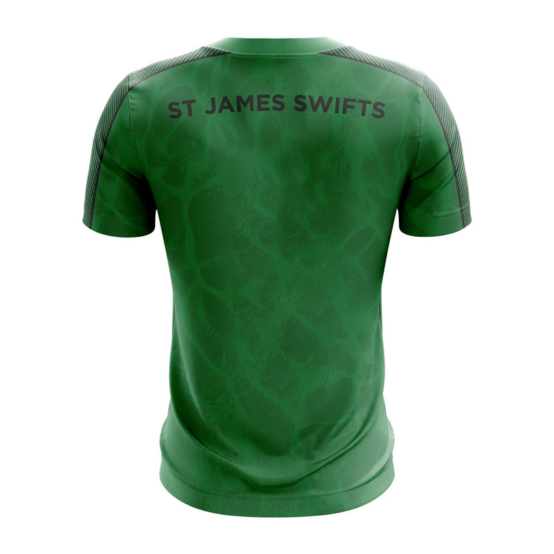 Load image into Gallery viewer, St James Swifts FC Ladies Jersey (B14 Away Green) - Kids
