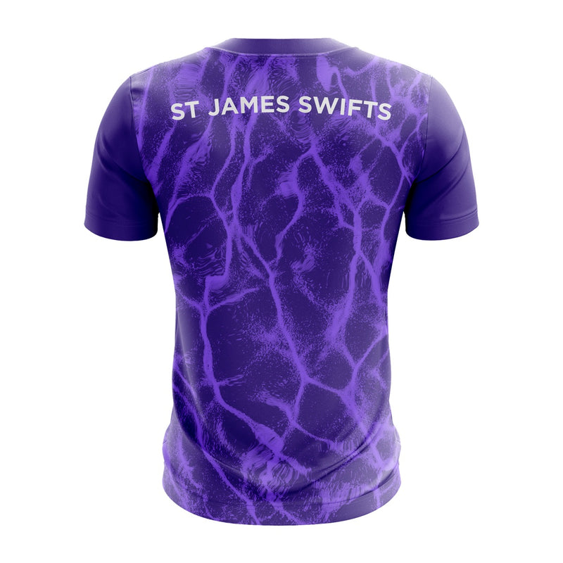 Load image into Gallery viewer, St James Swifts FC Ladies Jersey (B14 GK Purple) - Kids