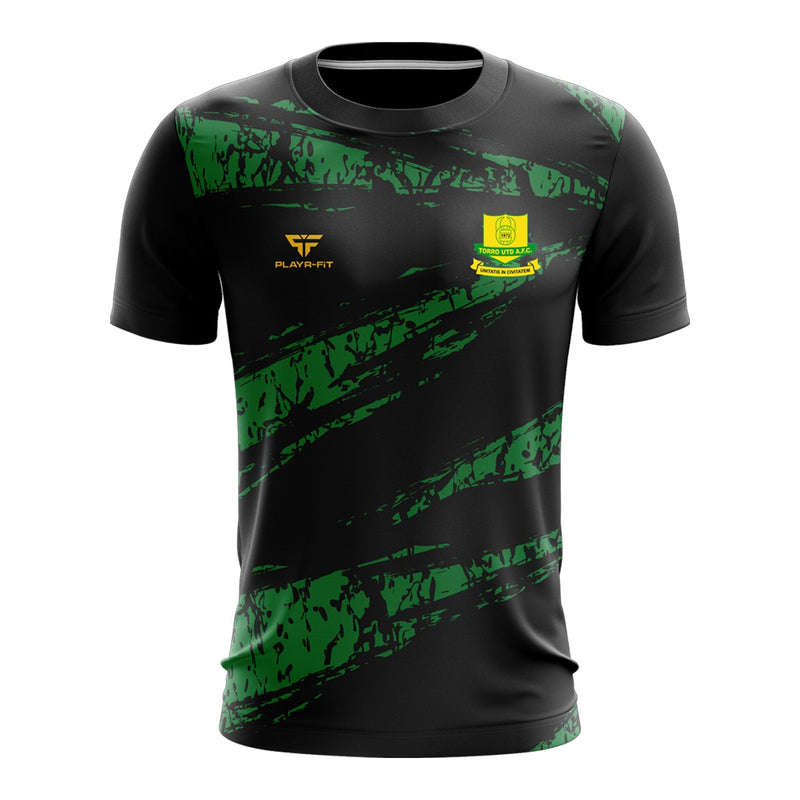 Load image into Gallery viewer, Torro United AFC Jersey C38 (Black/Green) - Adults