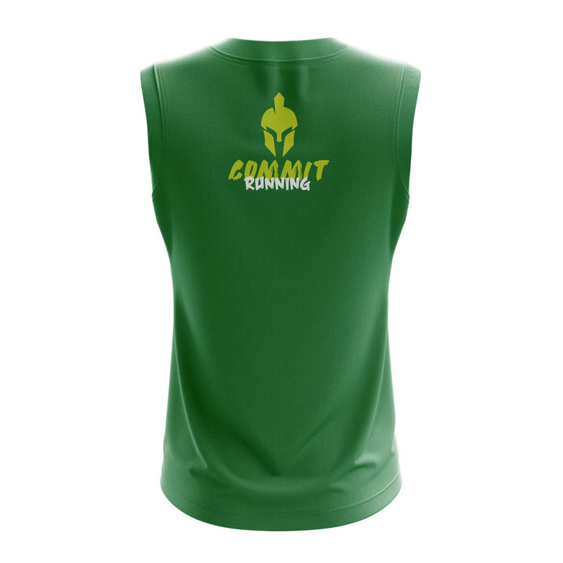 Load image into Gallery viewer, Commit Gym Running Vest 25 Green - Adults