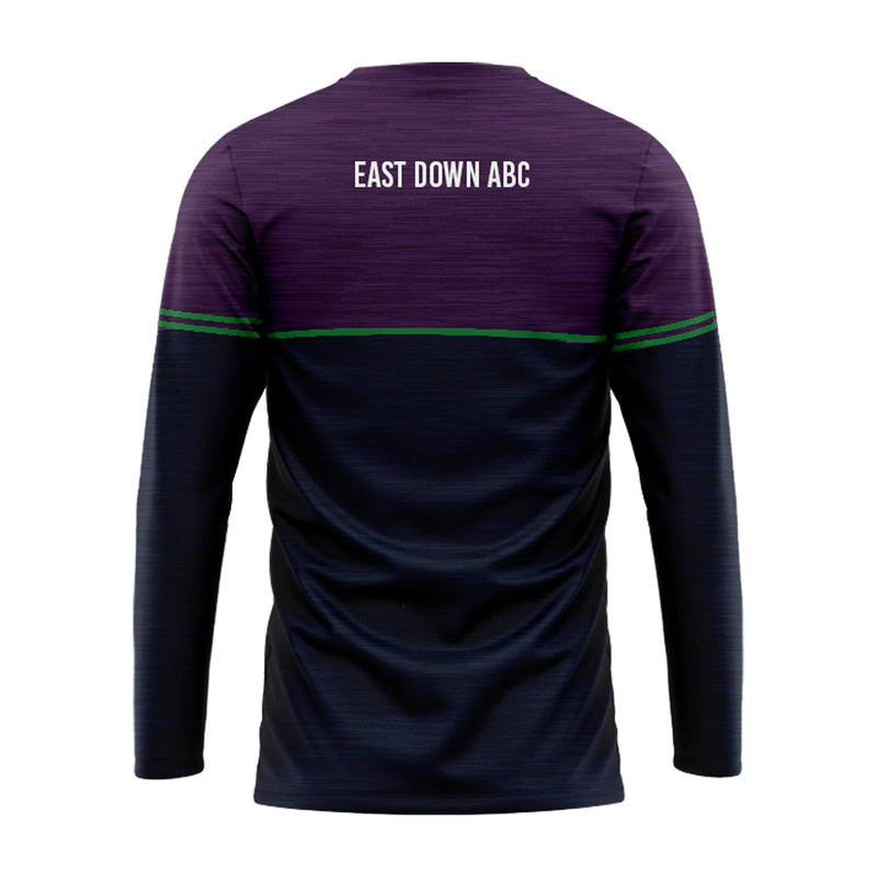 Load image into Gallery viewer, East Down ABC Crew Neck Courage (Black/Purple/Green) - Adults