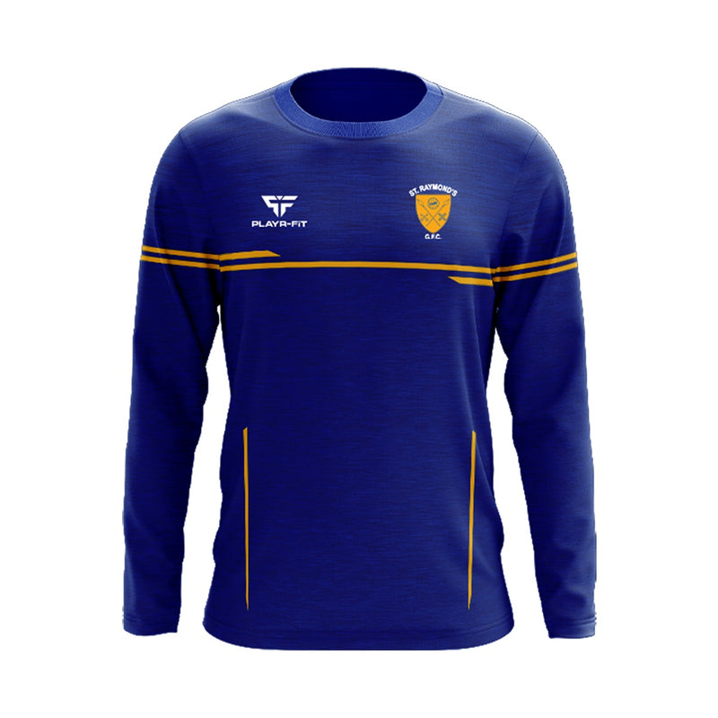 Load image into Gallery viewer, St Raymonds GFC Crew Neck Courage (Blue/Yellow) - Adults