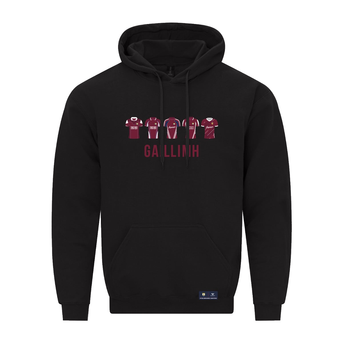 Galway County Retro County Retro Hoodie Black Adults – PLAYR