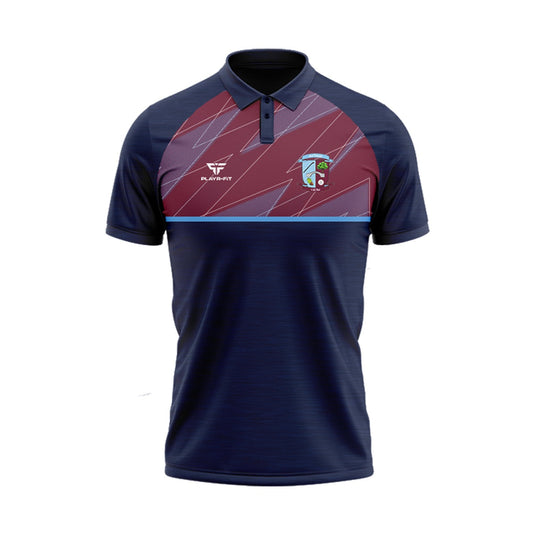 Shillelagh Coolboy Co Polo (Navy/Maroon/Sky) - Adults