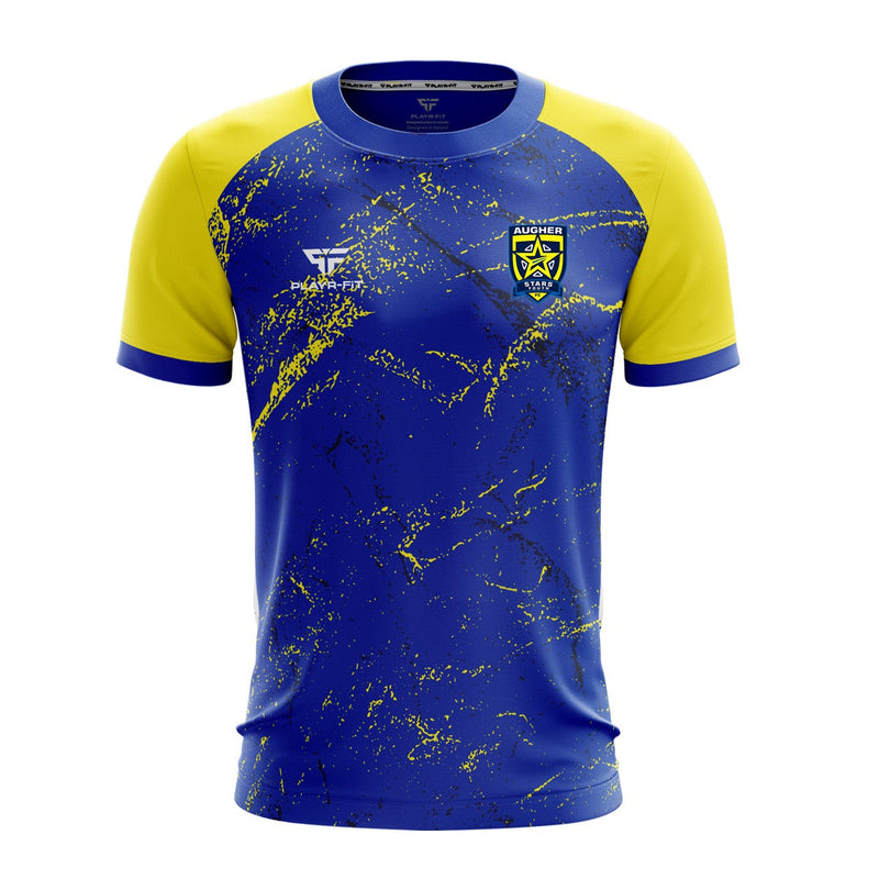 Load image into Gallery viewer, Augher Stars Youth FC Jersey F03 Blue/Yellow - Kids