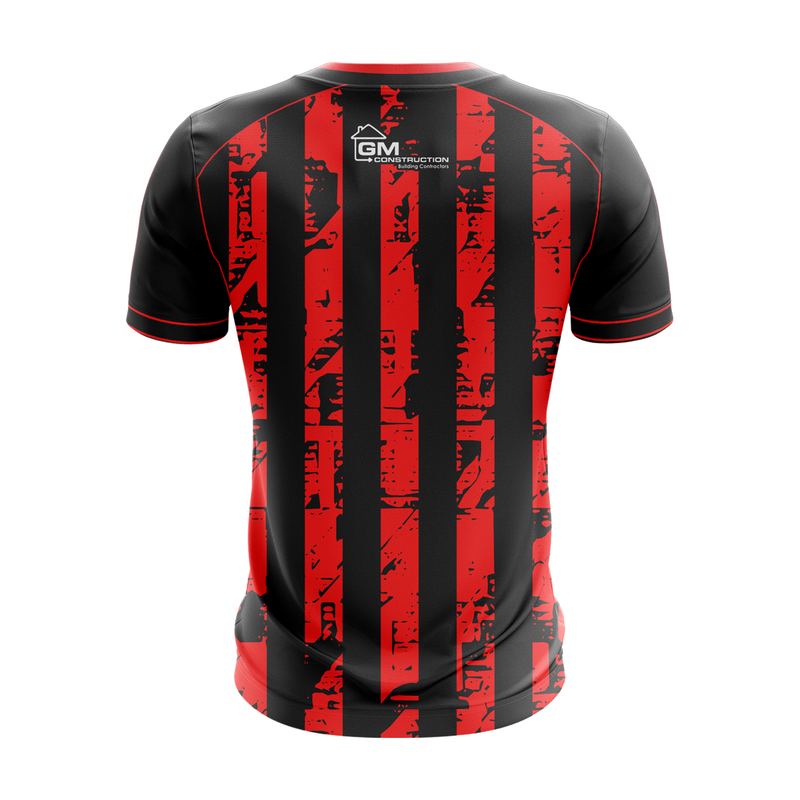 Load image into Gallery viewer, Banbridge Town Ladies Jersey Stripes (Red) - Adults