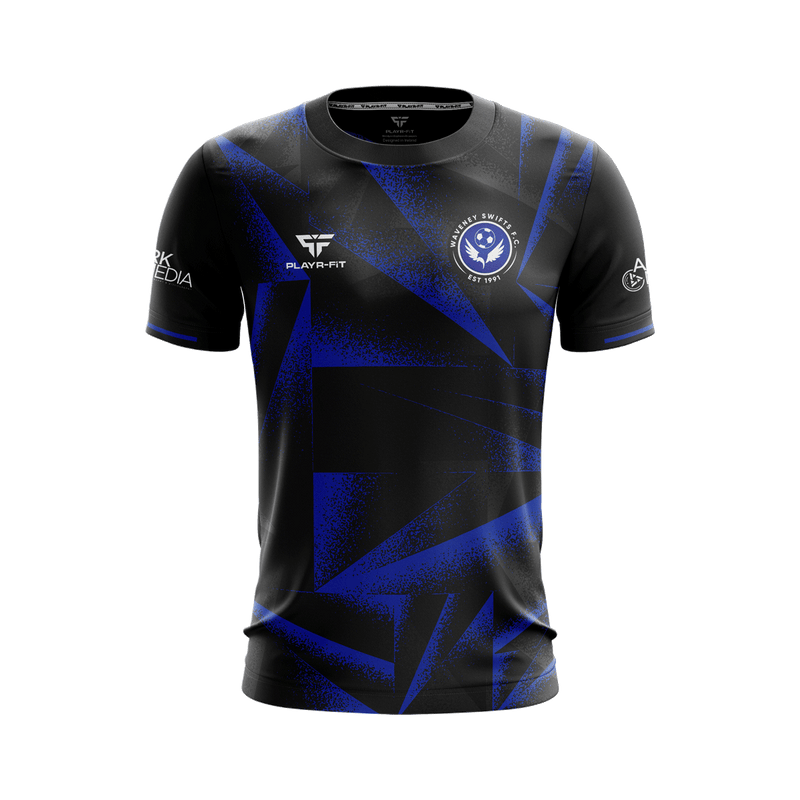 Load image into Gallery viewer, Waveney Swifts FC Jersey (Black/Blue) - Adults