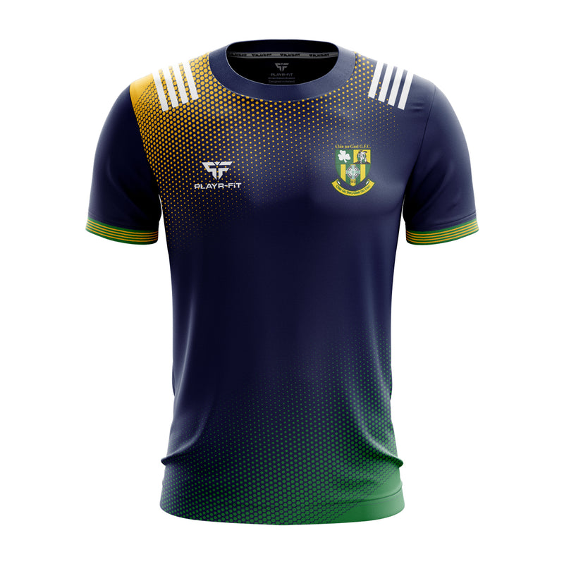 Load image into Gallery viewer, Clan Na Gael GFC Dundalk Jersey F22 (Navy/Green/Yellow) - Adults