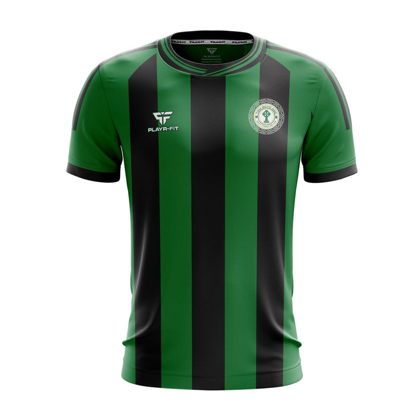 Load image into Gallery viewer, Tom Boyd CSC Jersey Away Black/Green - Kids