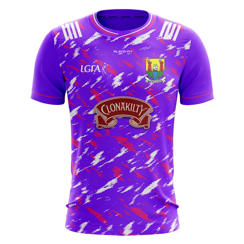 Load image into Gallery viewer, Cork LGFA Jersey Training Purple - Kids