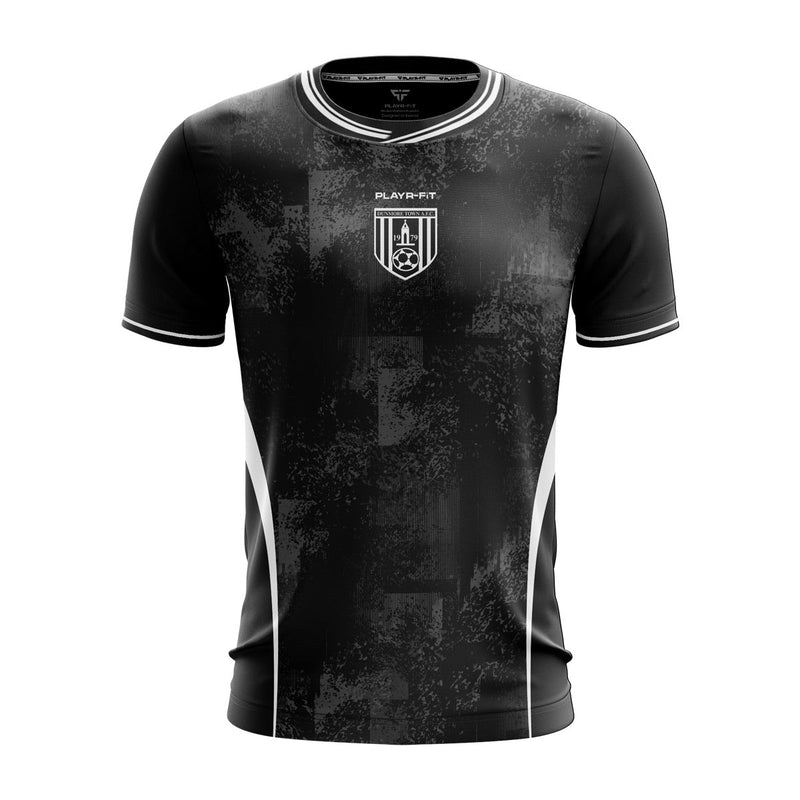 Load image into Gallery viewer, Dunmore Town AFC Jersey 47 Black - Adults