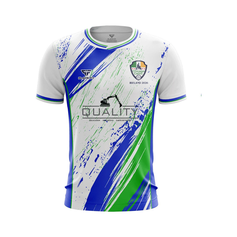 Load image into Gallery viewer, Chicago Celtic Jersey (White) - Kids