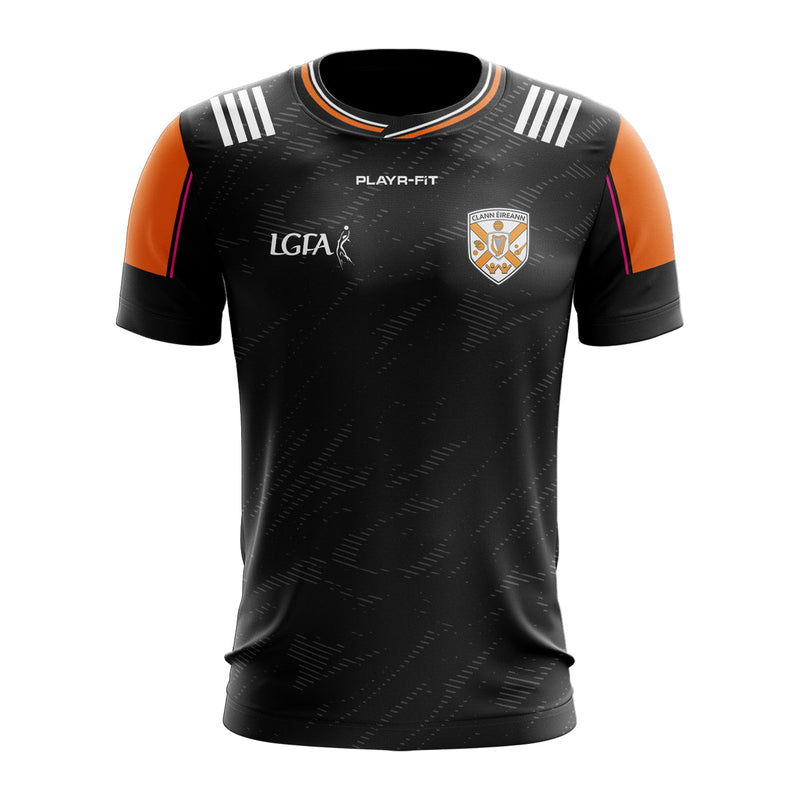 Load image into Gallery viewer, Clann Eireann Jersey F15 Black (LGFA) - Kids