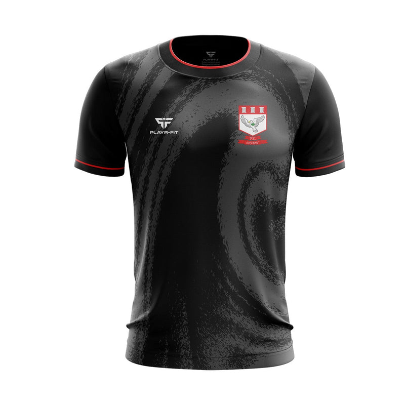 Load image into Gallery viewer, FC Antrim Jersey (Black) - Adults