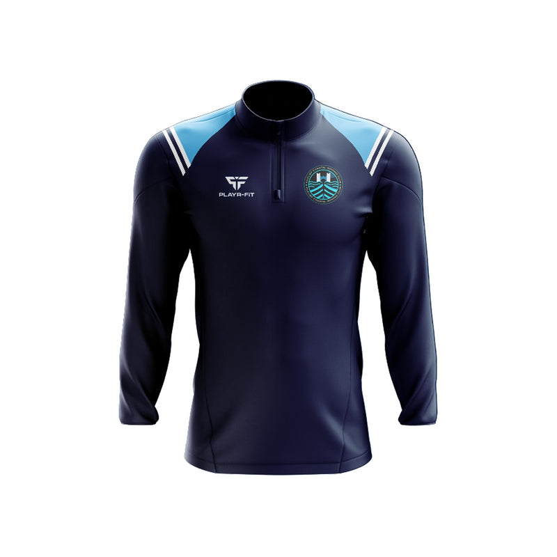 Load image into Gallery viewer, Kilclief Coastal Rowing Club Midlayer (1/4 Zip) Vigour Navy - Adults