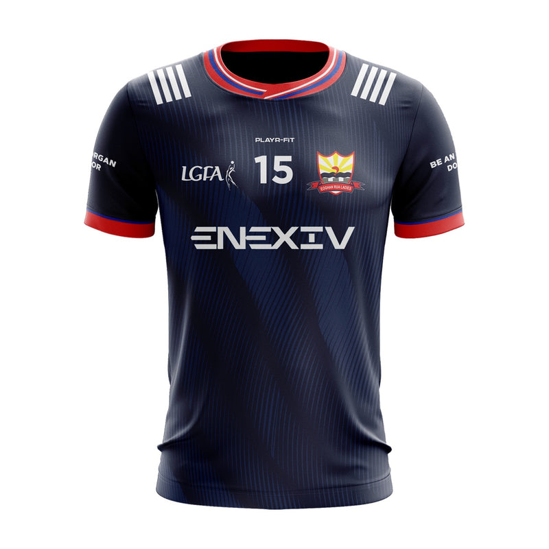 Load image into Gallery viewer, Eoghan Rua LGFA Jersey (Navy) - Adults