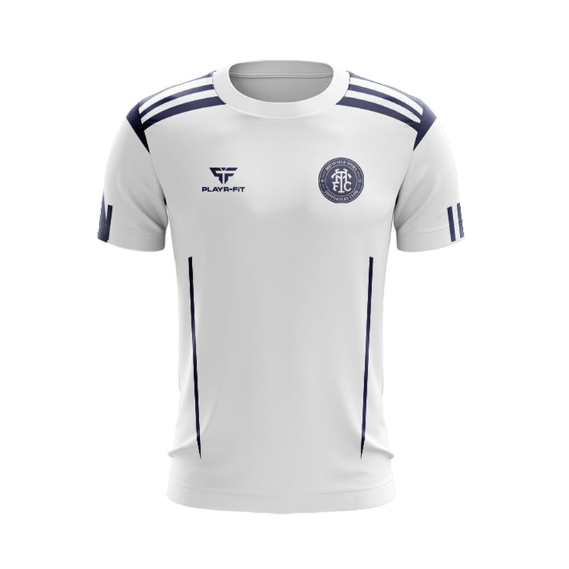 Load image into Gallery viewer, Mid Ulster Spurs Supporters Club T-Shirt Adroit (White/Navy) - Adults