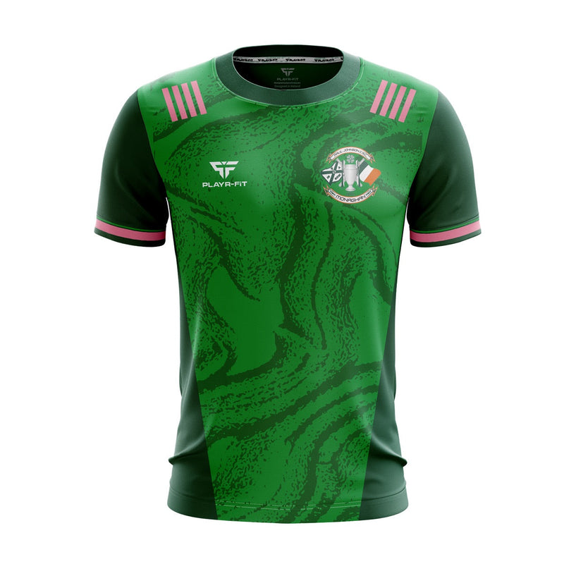 Load image into Gallery viewer, Monaghan CSC Jersey F05 Green/Pink - Adults