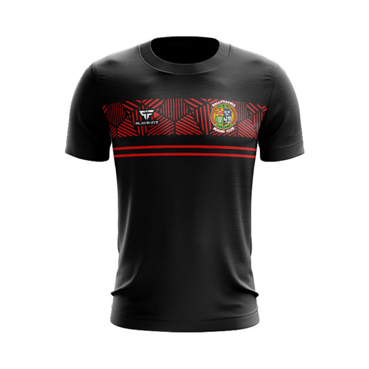Ballyhaunis Boxing Club T-Shirt Optimum (Black/Red) - Adults
