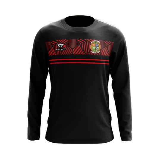Ballyhaunis Boxing Club Crew Neck Optimum (Black/Red) - Adults