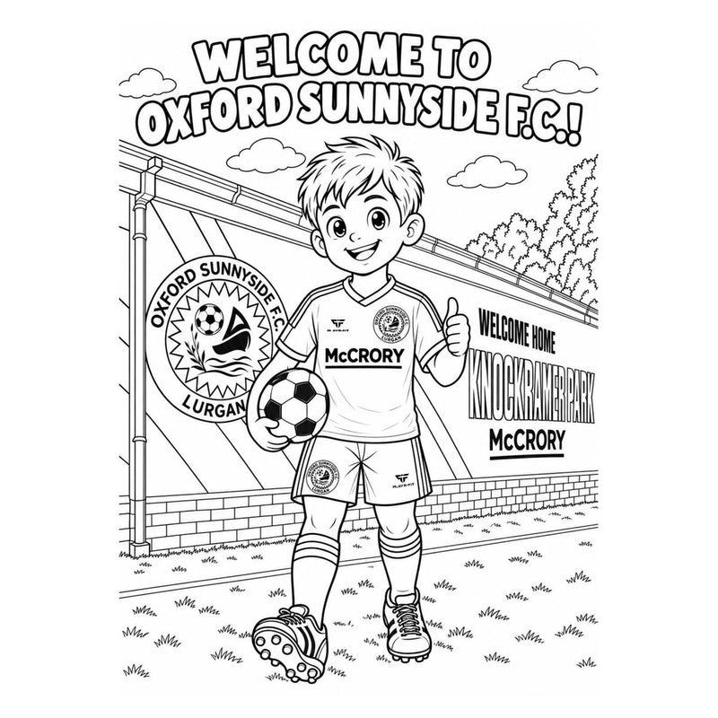 Load image into Gallery viewer, Oxford Sunnyside FC Colouring Book (Stocking Filler)