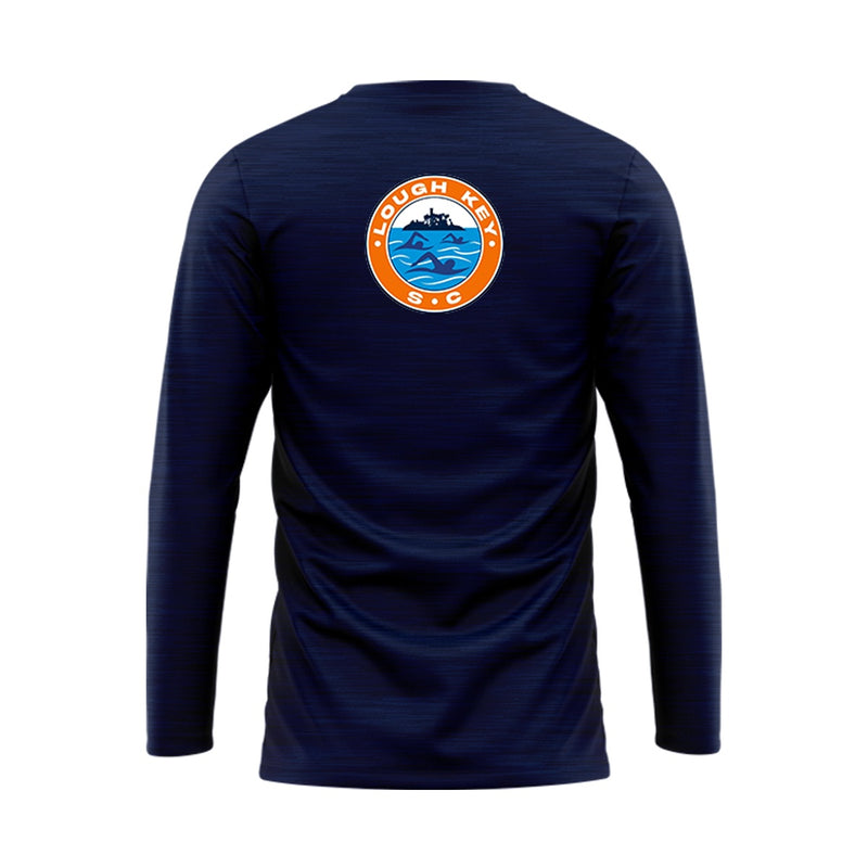 Load image into Gallery viewer, Lough Key Swim Club Crew Neck Endure (Navy/Orange) - Kids