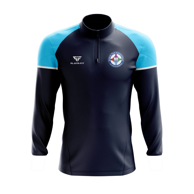 Load image into Gallery viewer, Kennedy Park NS Wexford Midlayer (1/4 Zip) Stellar (Navy/Sky Blue) - Kids