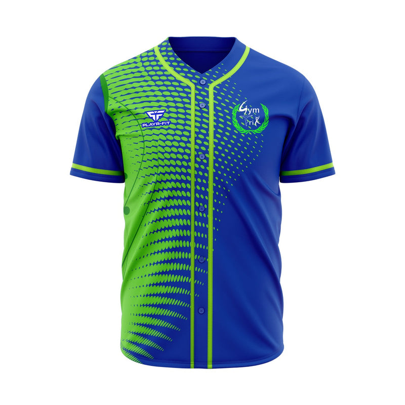Load image into Gallery viewer, Gym Trix Gymnastics Sublimated Baseball Shirt (with buttons) - Kids