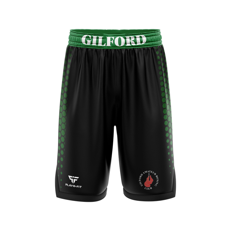 Load image into Gallery viewer, Gilford Boxing Club Sublimated Boxing Shorts - Kids