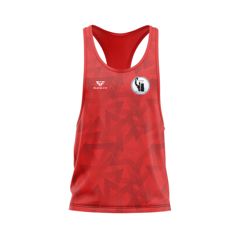Load image into Gallery viewer, Antrim Boxing Club Vest (Red) - Adults