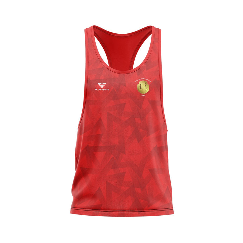 Load image into Gallery viewer, Keady Boxing Club Boxing Vest (Red) - Adults