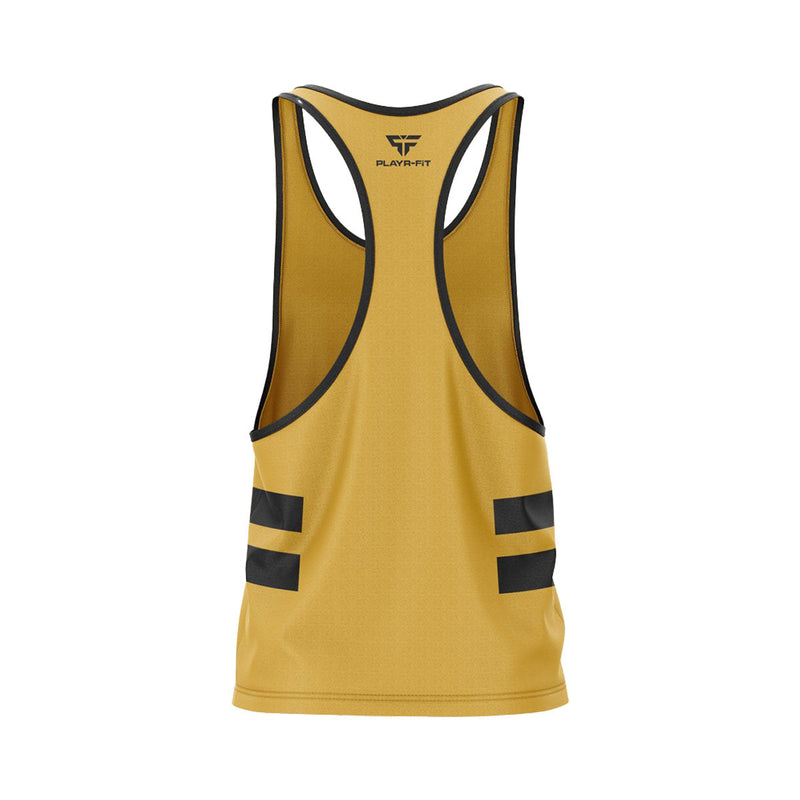 Load image into Gallery viewer, Golden Gloves Kilkeel Boxing Club Vest Gold - Kids