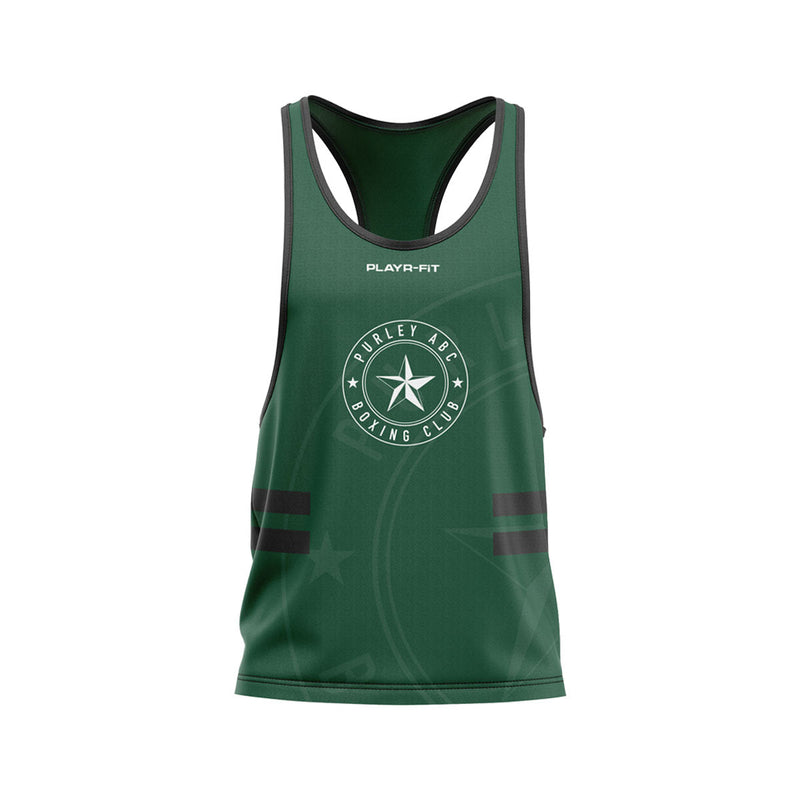 Load image into Gallery viewer, Purley ABC Boxing Club Boxing Vest Striped - Adults