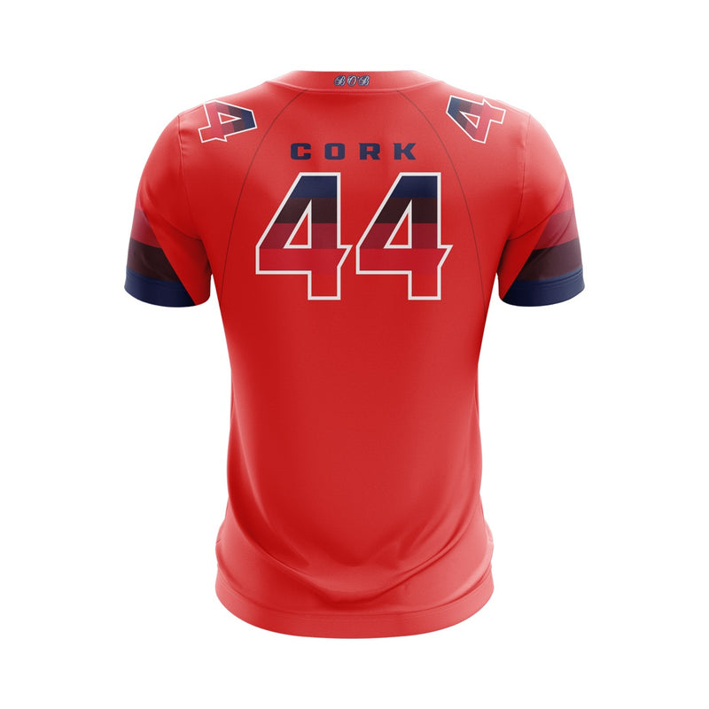 Load image into Gallery viewer, Cork Admirals Jersey Custom Memorial Jersey (Red #44) - Kids
