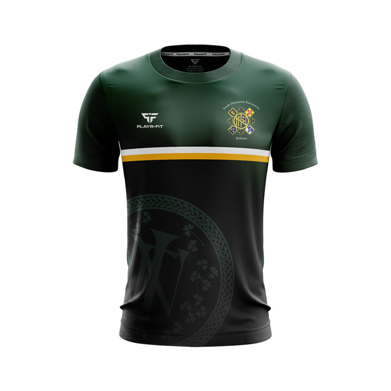 Load image into Gallery viewer, INF Belfast Jersey INF (Black/Green) - Adults