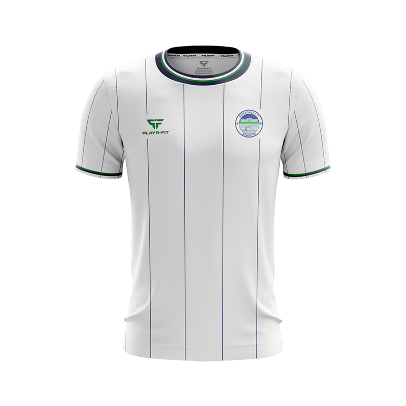 Load image into Gallery viewer, Riverdale FC Jersey Pinstripe White - Kids