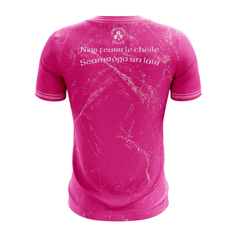 Load image into Gallery viewer, Newry Shamrocks GAC Jersey (Pink) - Kids