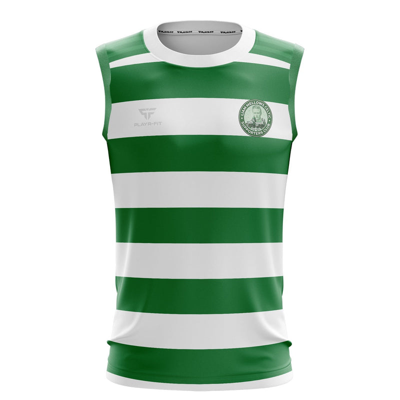 Load image into Gallery viewer, Liam Mellows CSC Galway Vest Home (Green/White) - Kids