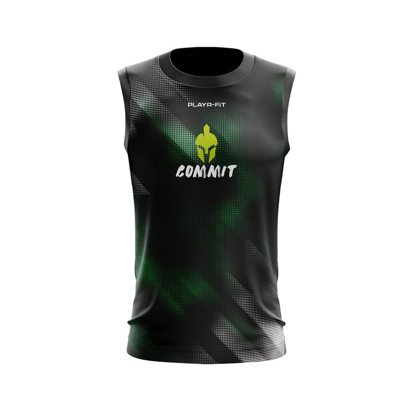 Load image into Gallery viewer, Commit Gym Vest 25 Black - Adults