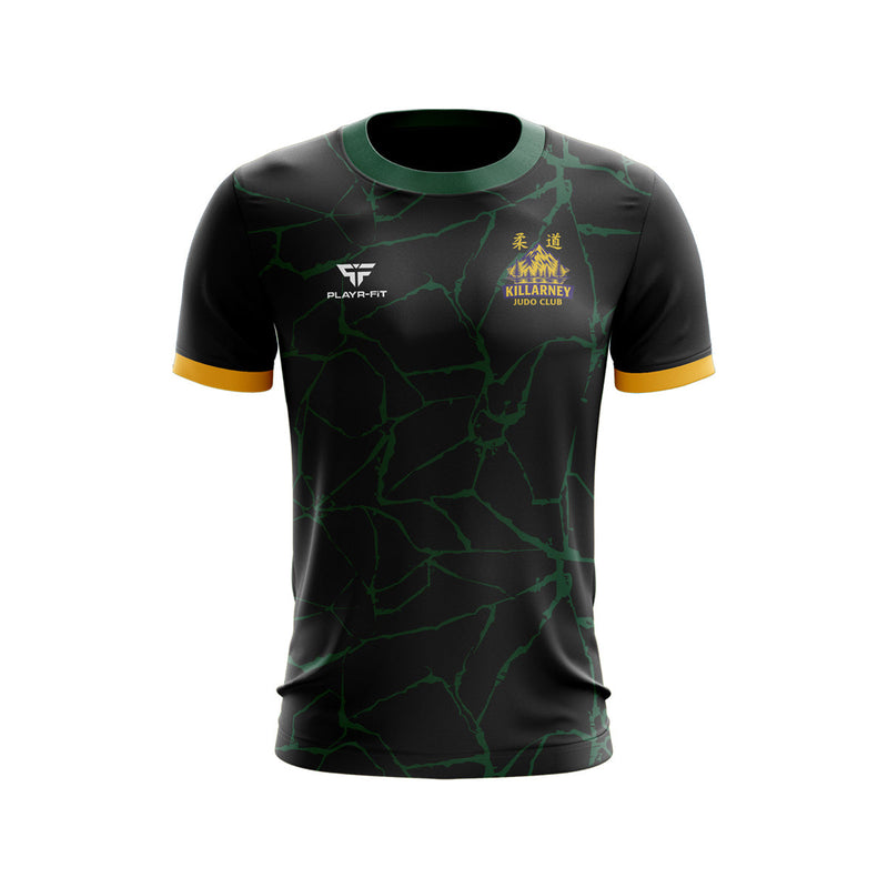 Load image into Gallery viewer, Killarney Judo Club Jersey E13 (Black/Bottle Green) - Kids