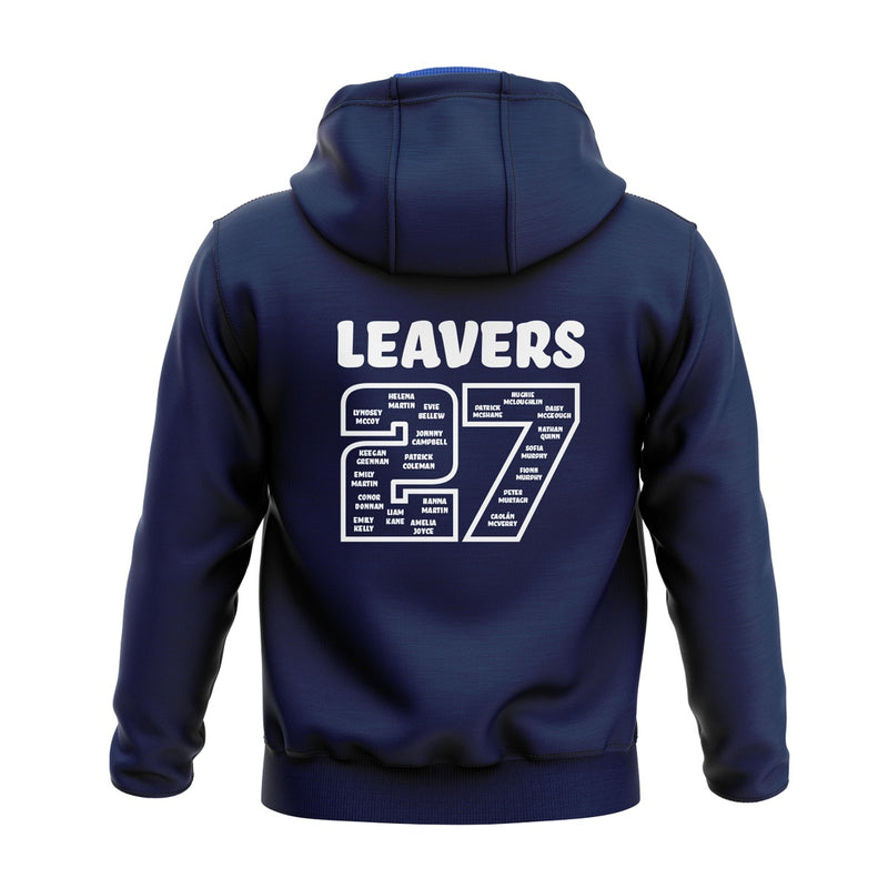 Load image into Gallery viewer, St Brigids PS Glassdrummond Leavers Hoodie Optimum (Navy/Blue/White) - Kids
