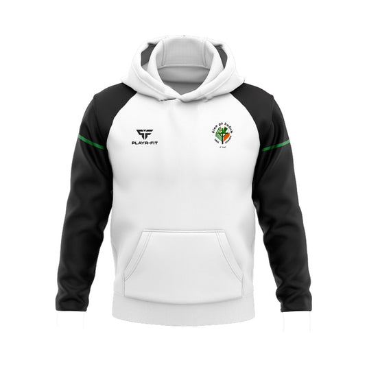Éire Go Brách CSC Belfast Hoodie Stellar (White/Black) - Adults