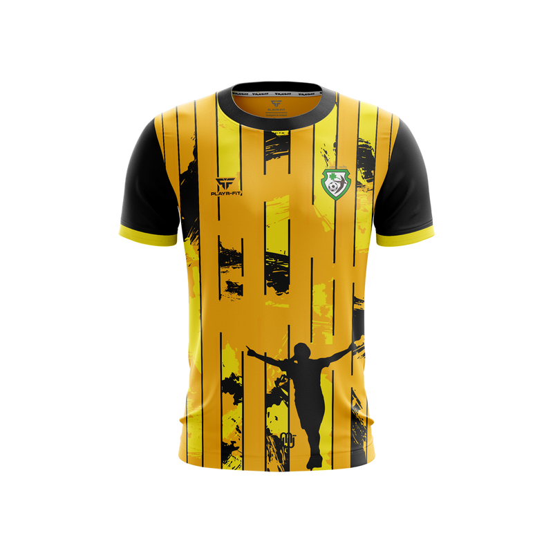 Load image into Gallery viewer, St James Swifts FC Ladies Jersey (D16 Yellow) - Adults