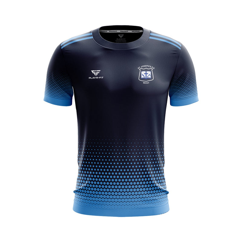 Load image into Gallery viewer, St Josephs PS Meigh Students Jersey A14 (Navy/Sky) - Kids